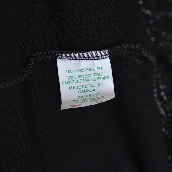 black sparkle sheath dress with front keyhole, small - Picture 10 of 12